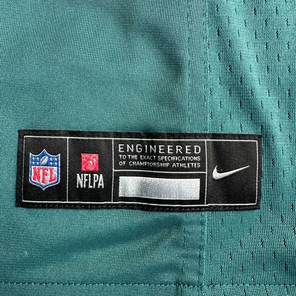Authentic Philadelphia Eagles Nike Teal NFLPA Hurts Jersey, Women’s M - Picture 5 of 6